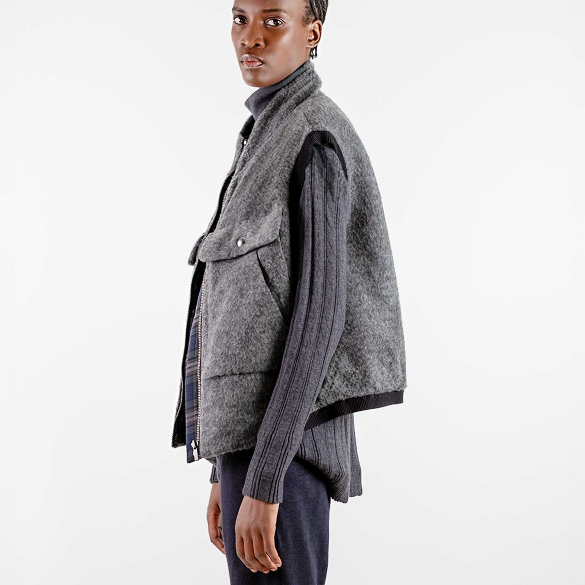 Reversible Virgin Wool Vest – Karn Goode