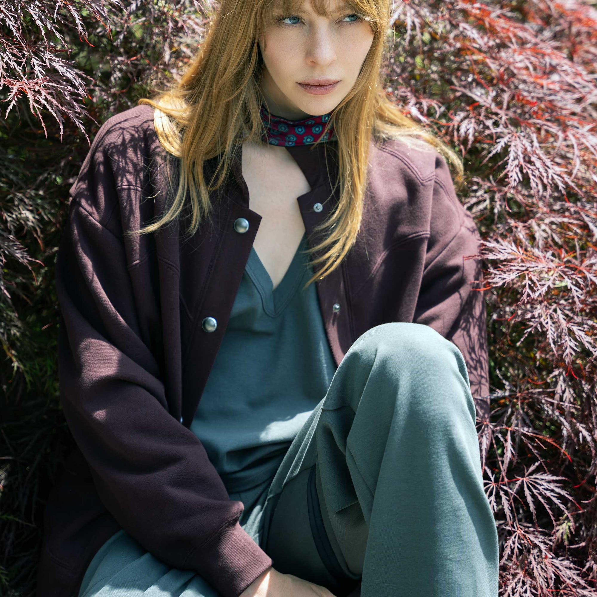 Western Sweatshirt Jacket