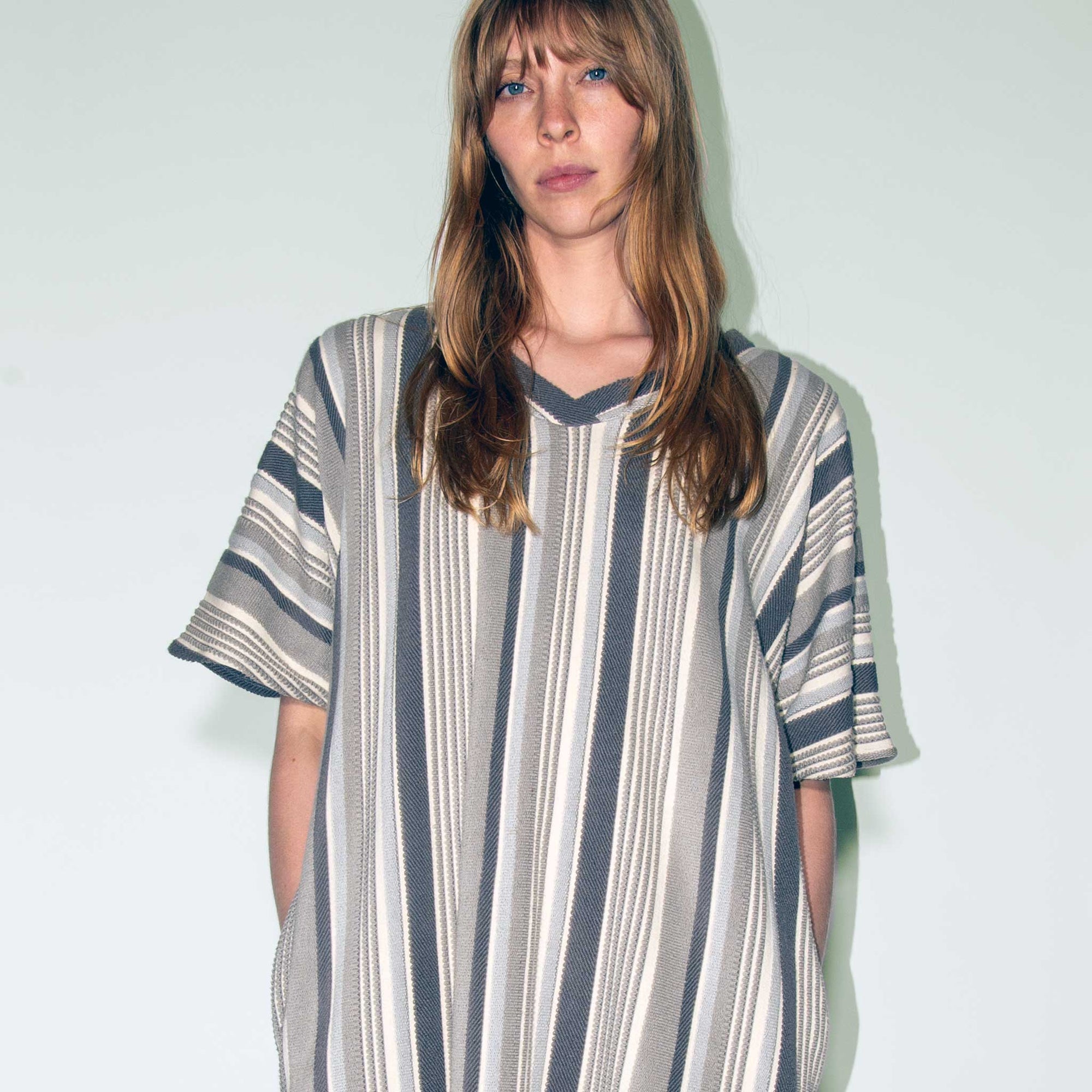 Striped Terry Dress