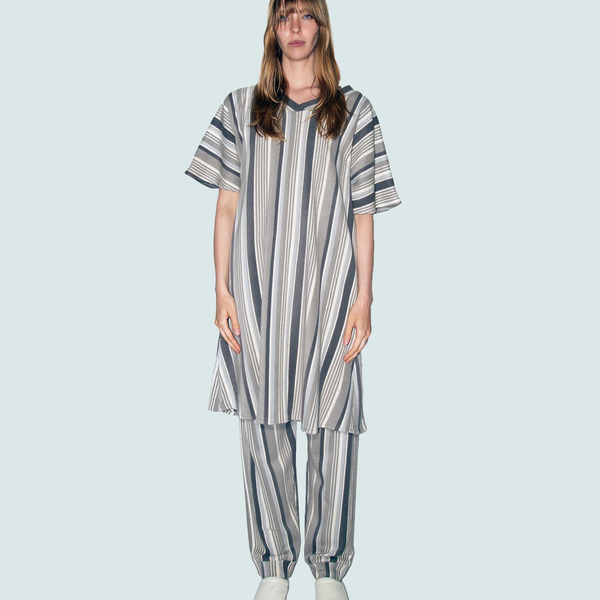 Striped Terry Pant
