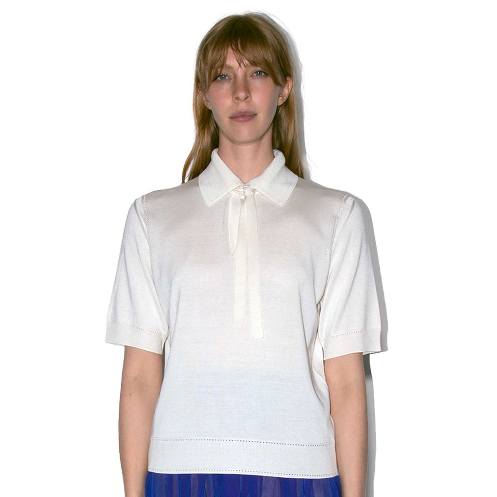 Slinky Sweater with Tie