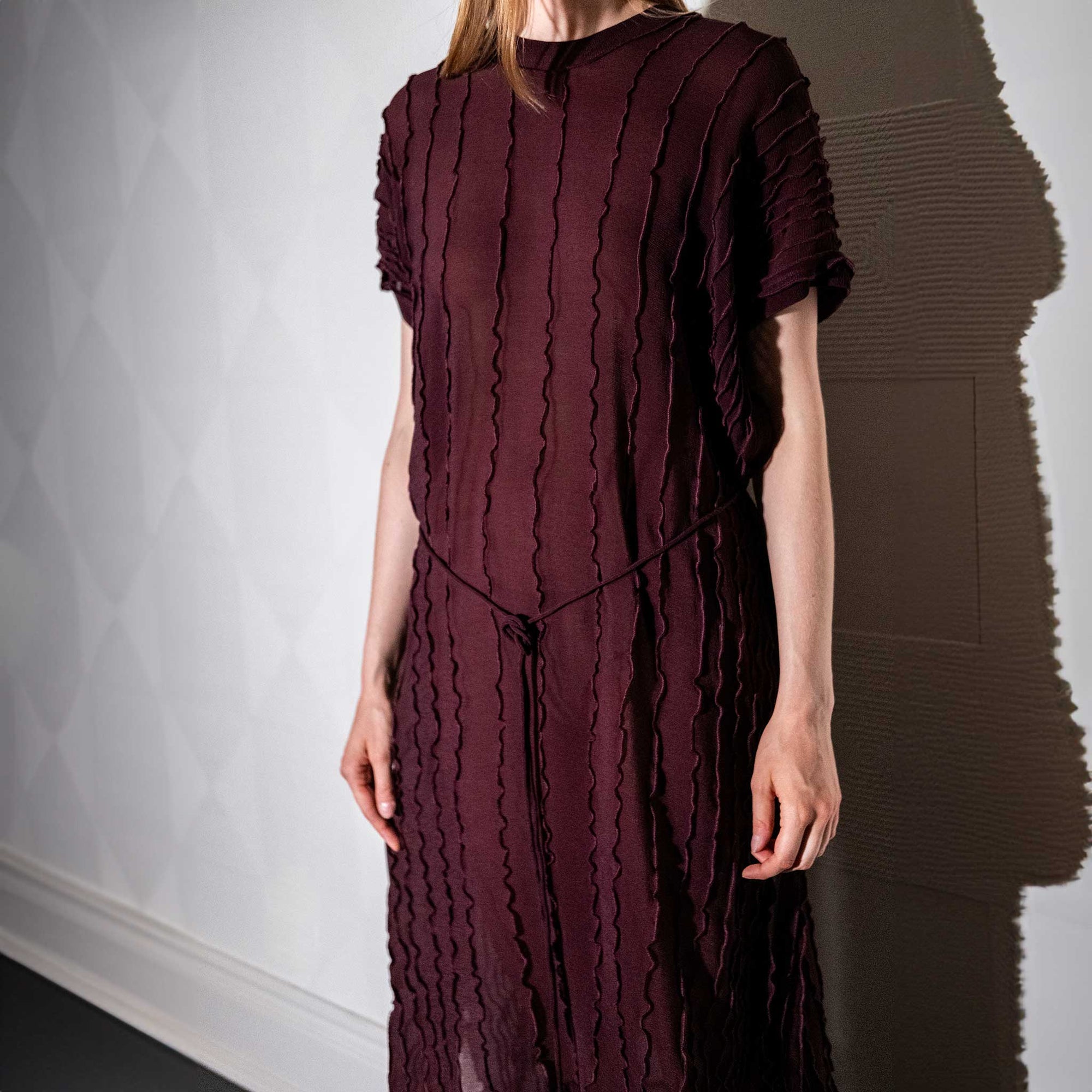 Frilly Pleat Dress