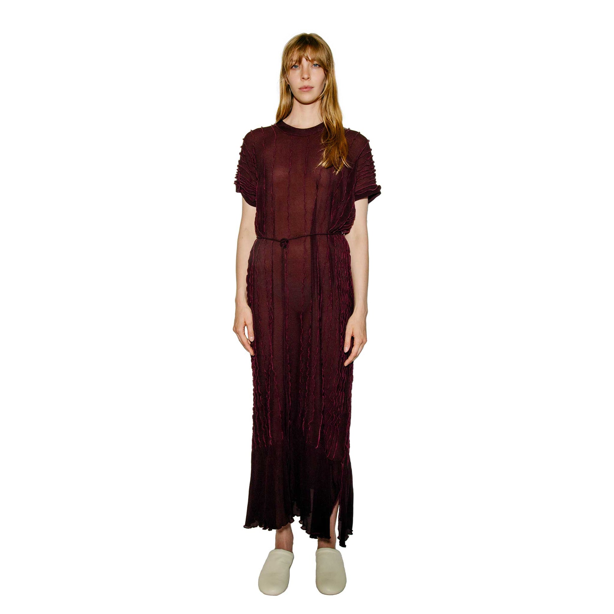 Frilly Pleat Dress