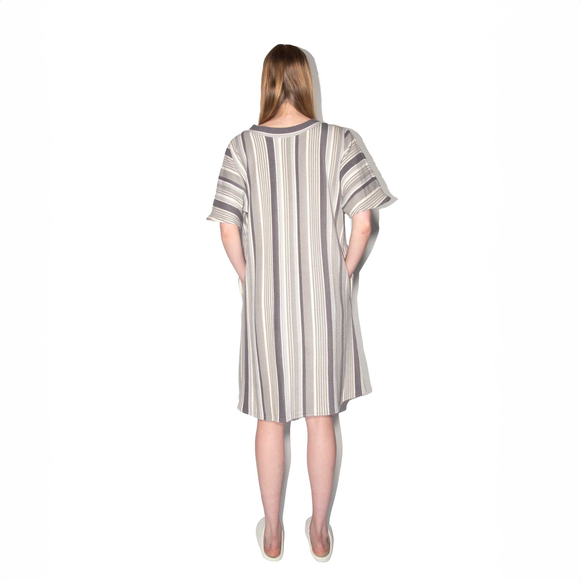 Striped Terry Dress