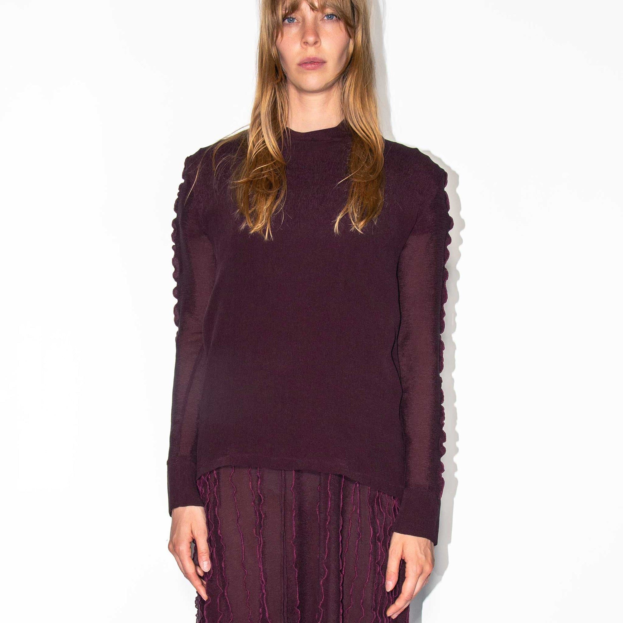 Frilly Pleat Top