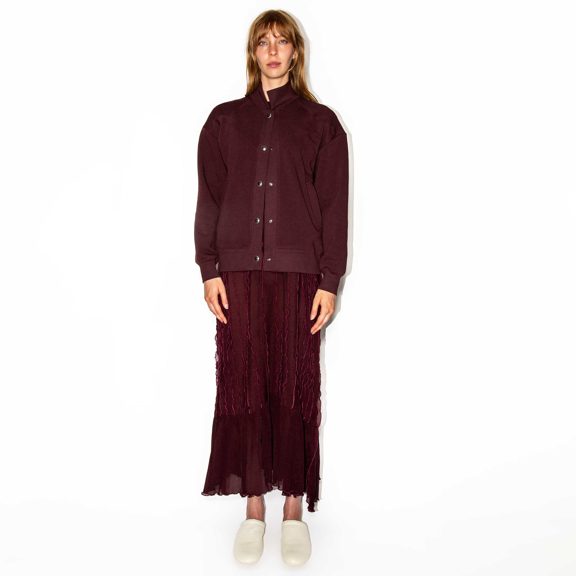 Western Sweatshirt Jacket