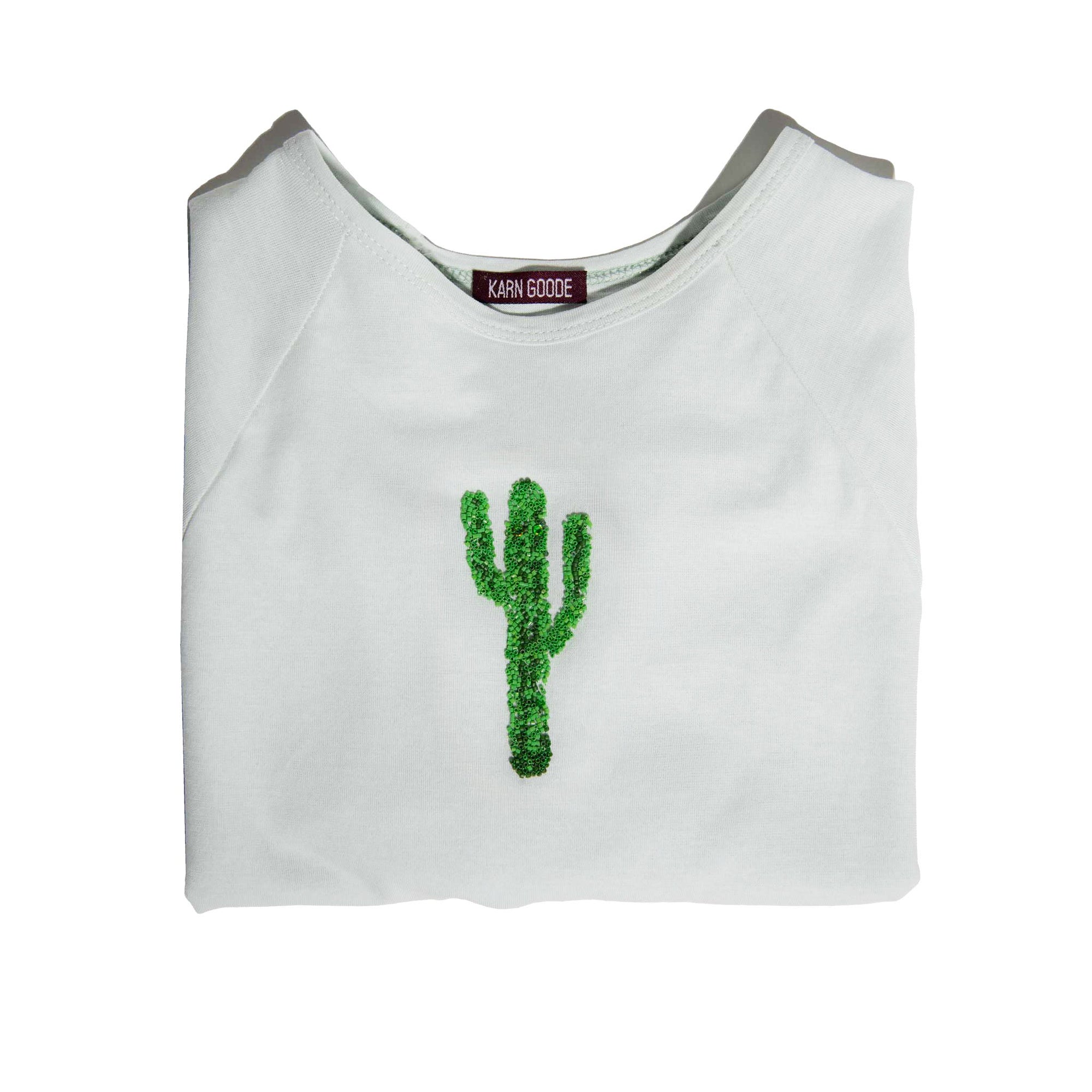 Beaded Cactus T-shirt SOLD OUT