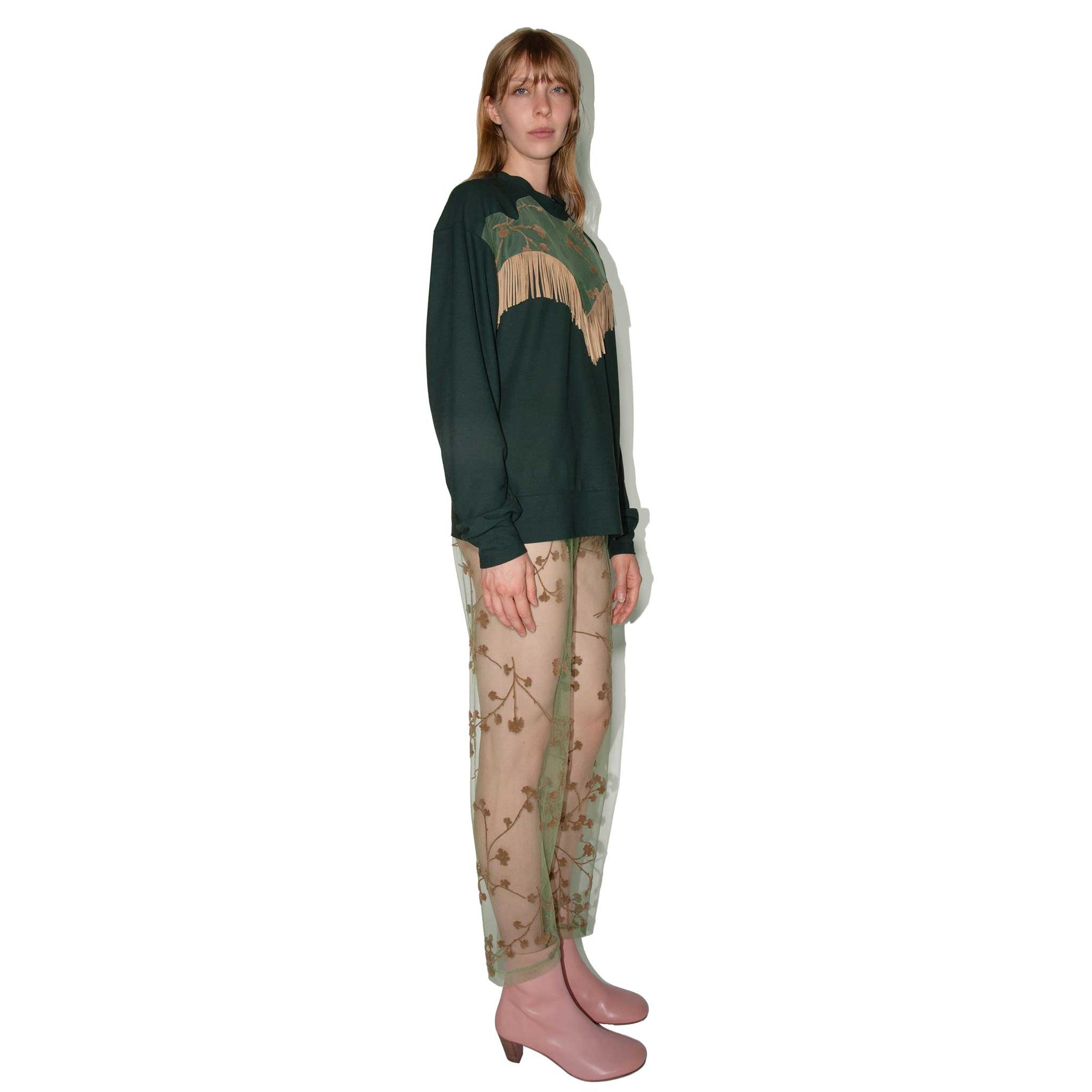 Floral Fringe Jersey - SOLD OUT