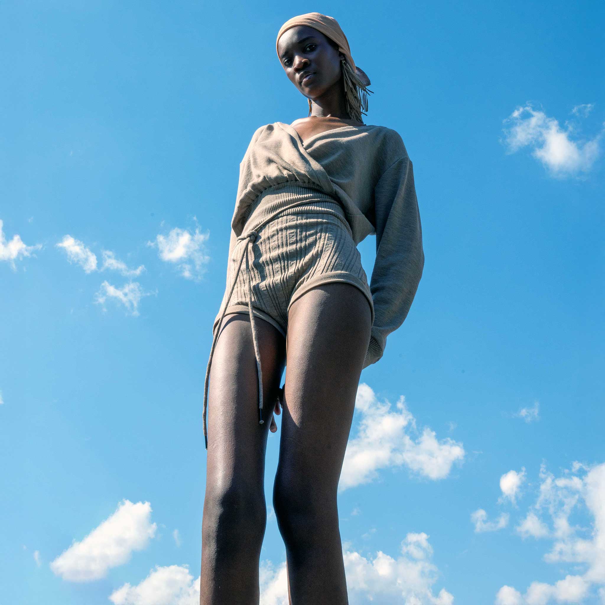15.75 Micron Superfine Merino Wrap Bodysuit - Italian Wool | Karn