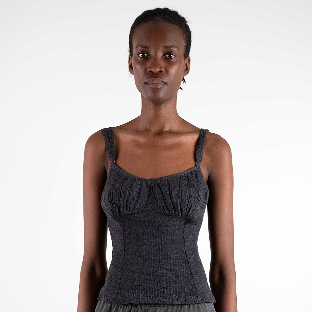 Plugtalk Cami 15.75 Micron Superfine Merino Lace Camisole - Italian Wool | Karn Goode