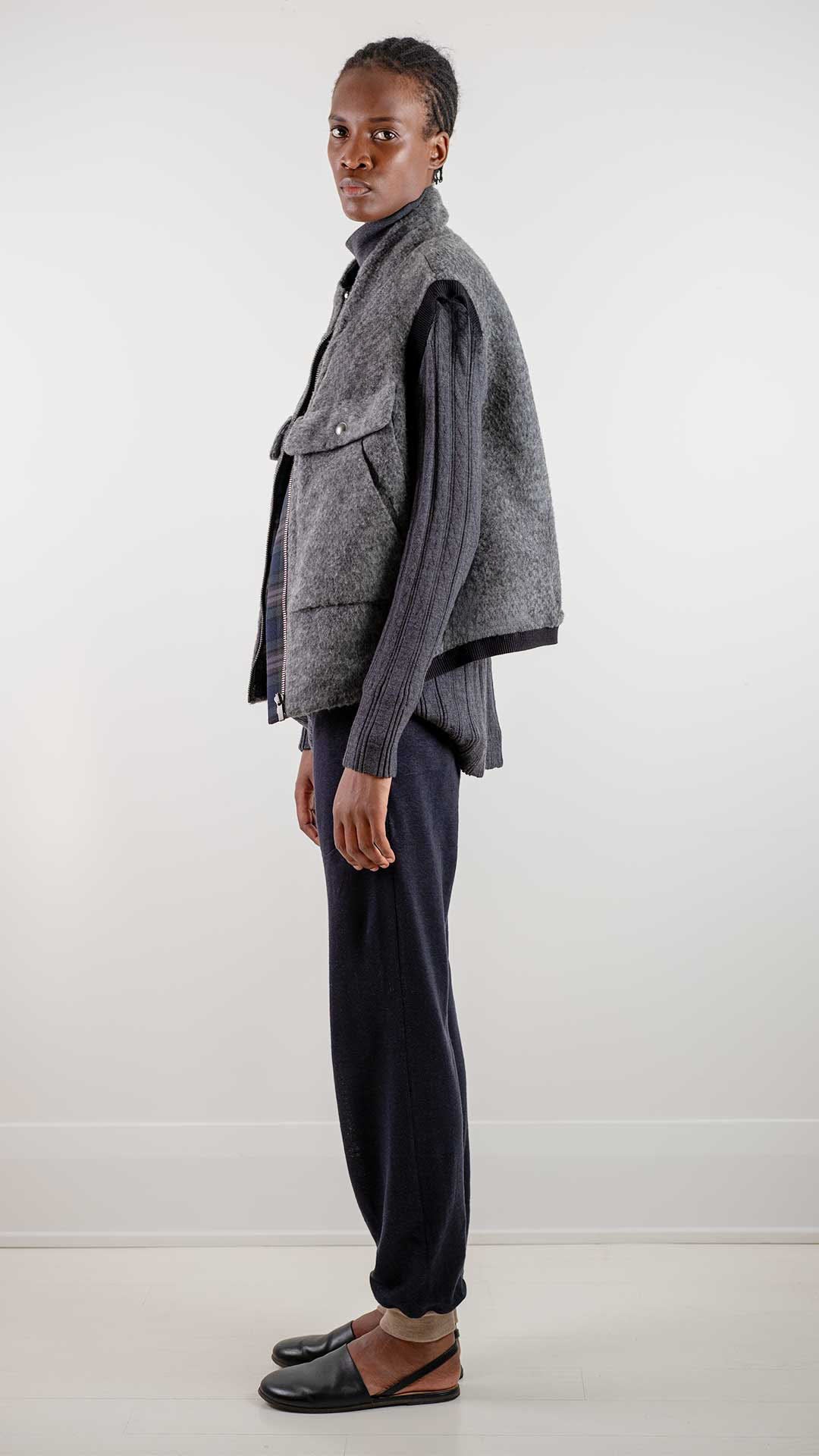 Reversible Virgin Wool Vest – Karn Goode