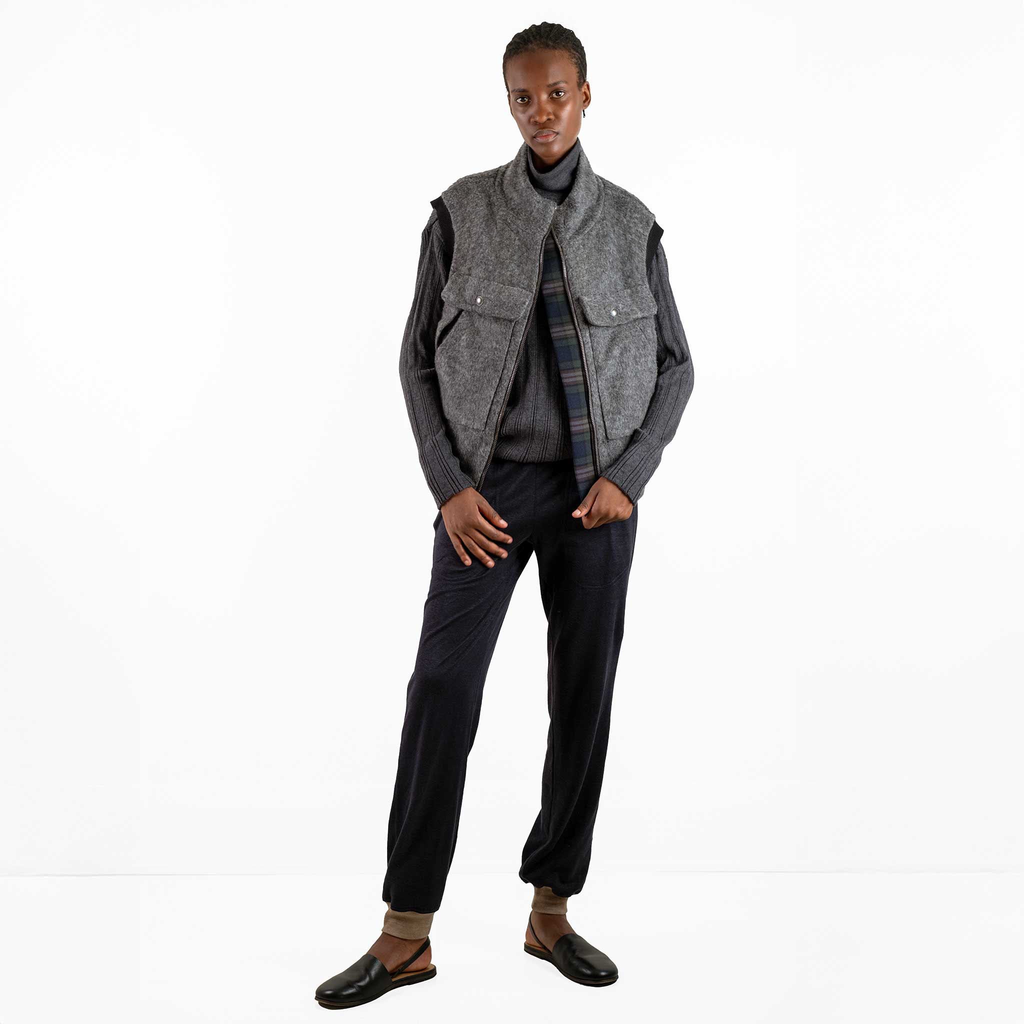 Reversible Virgin Wool Vest – Karn Goode