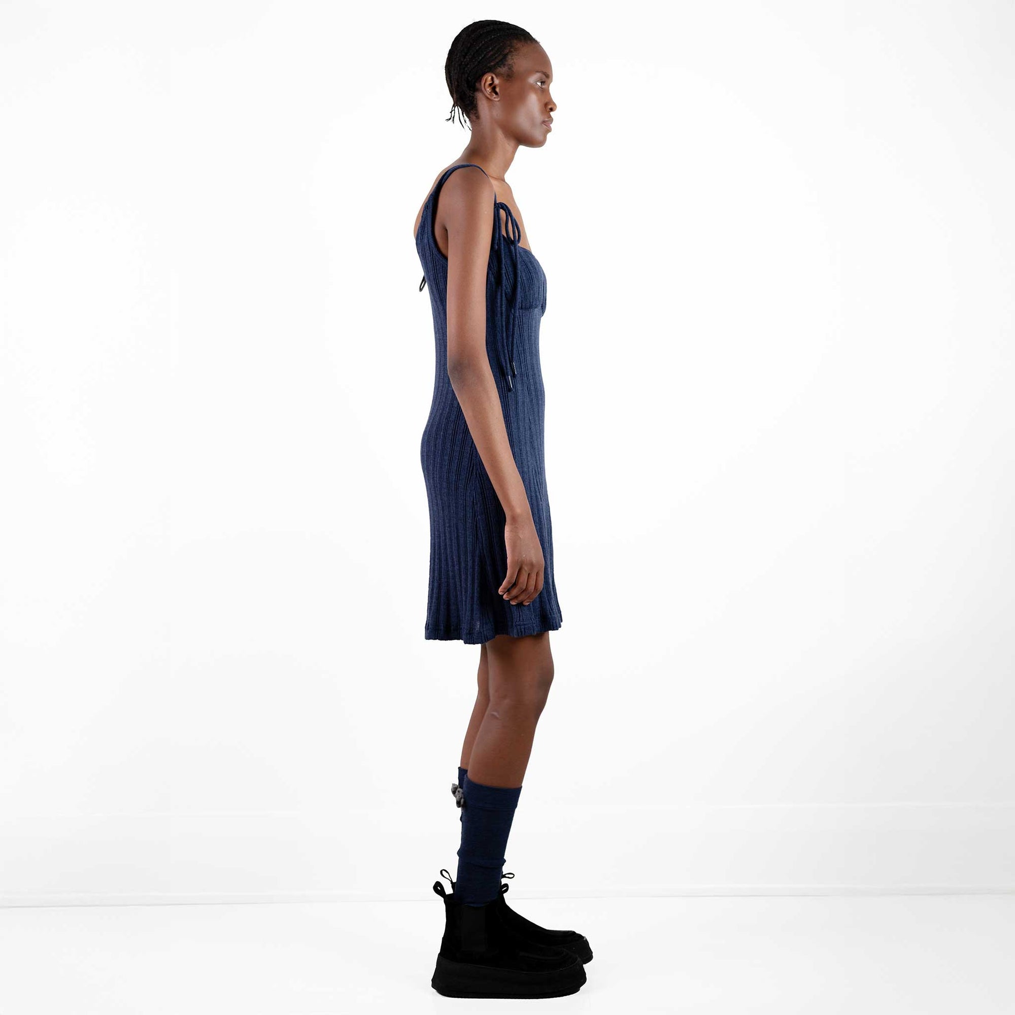 Spaghetti Strap Dress - Superfine Merino Wool