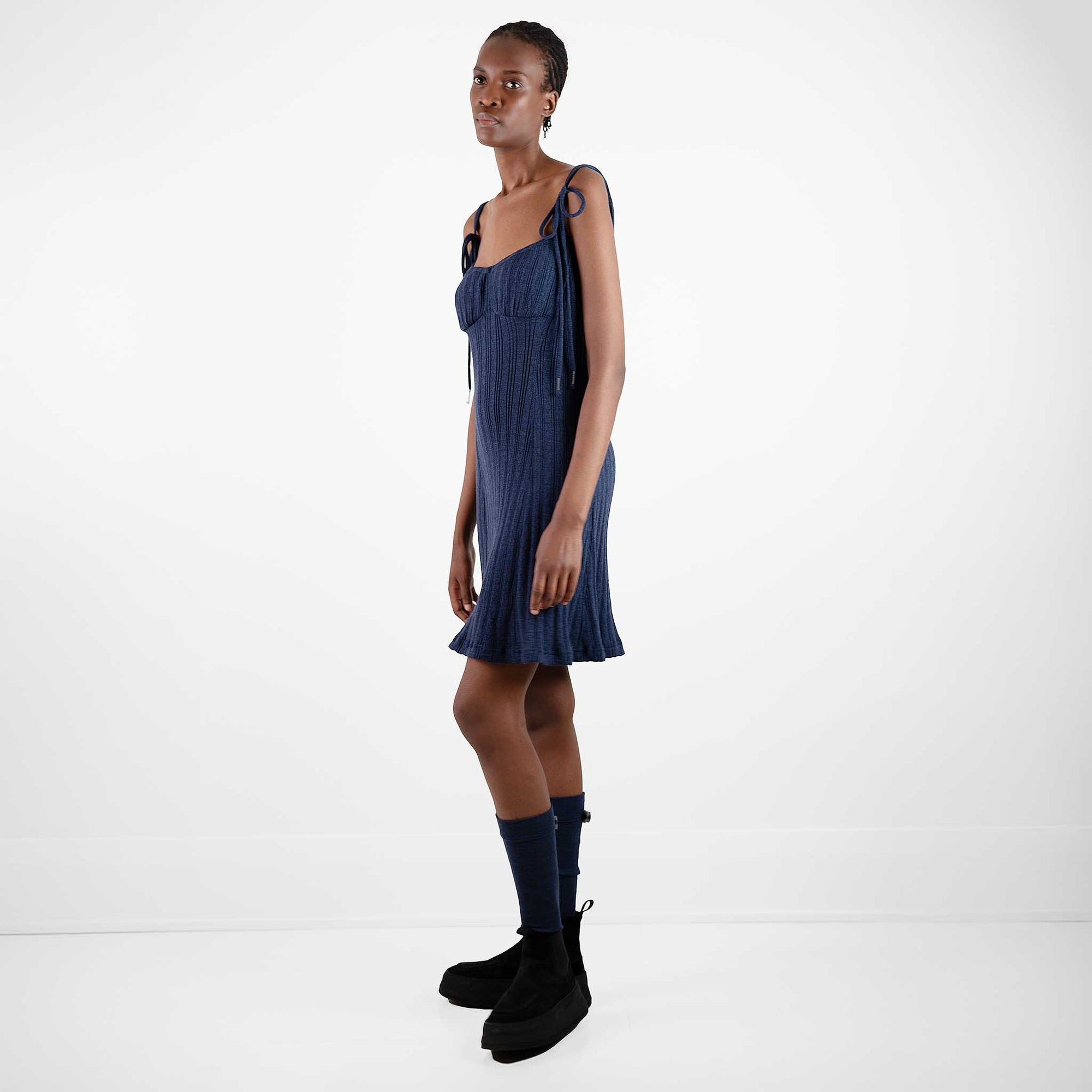 Spaghetti Strap Dress - Superfine Merino Wool
