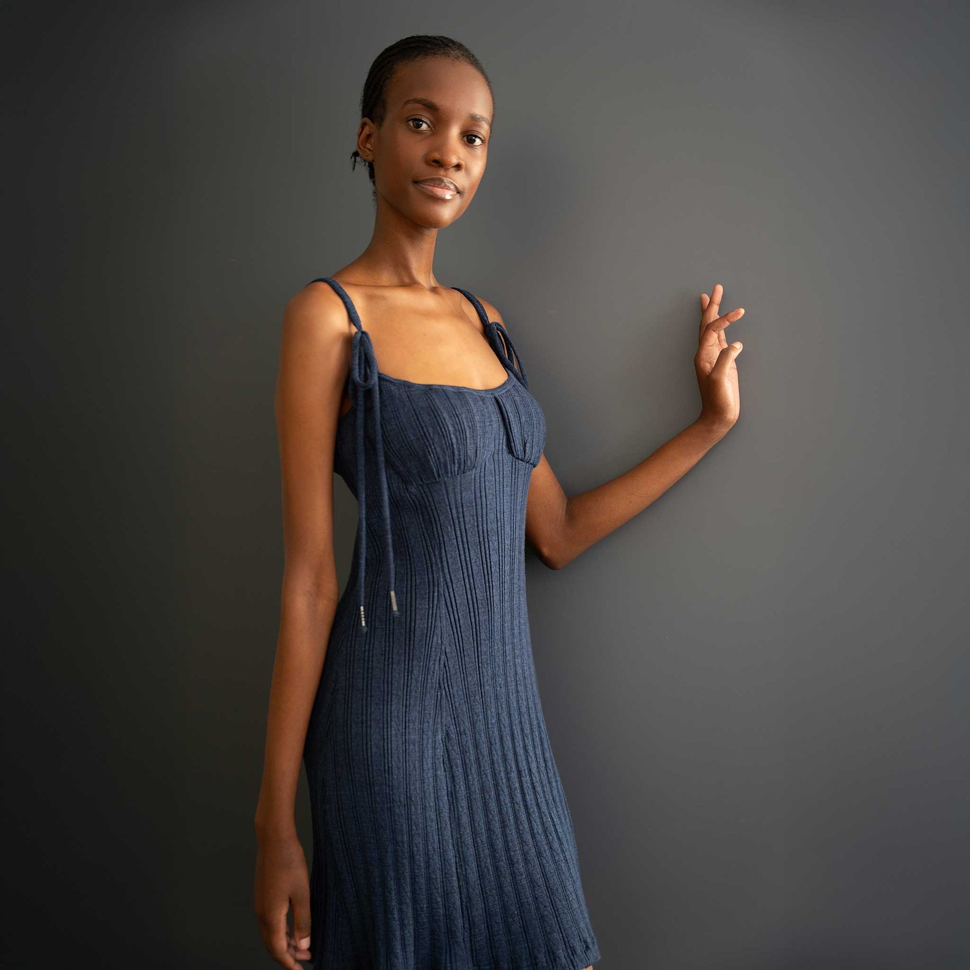 Spaghetti Strap Dress - Superfine Merino Wool