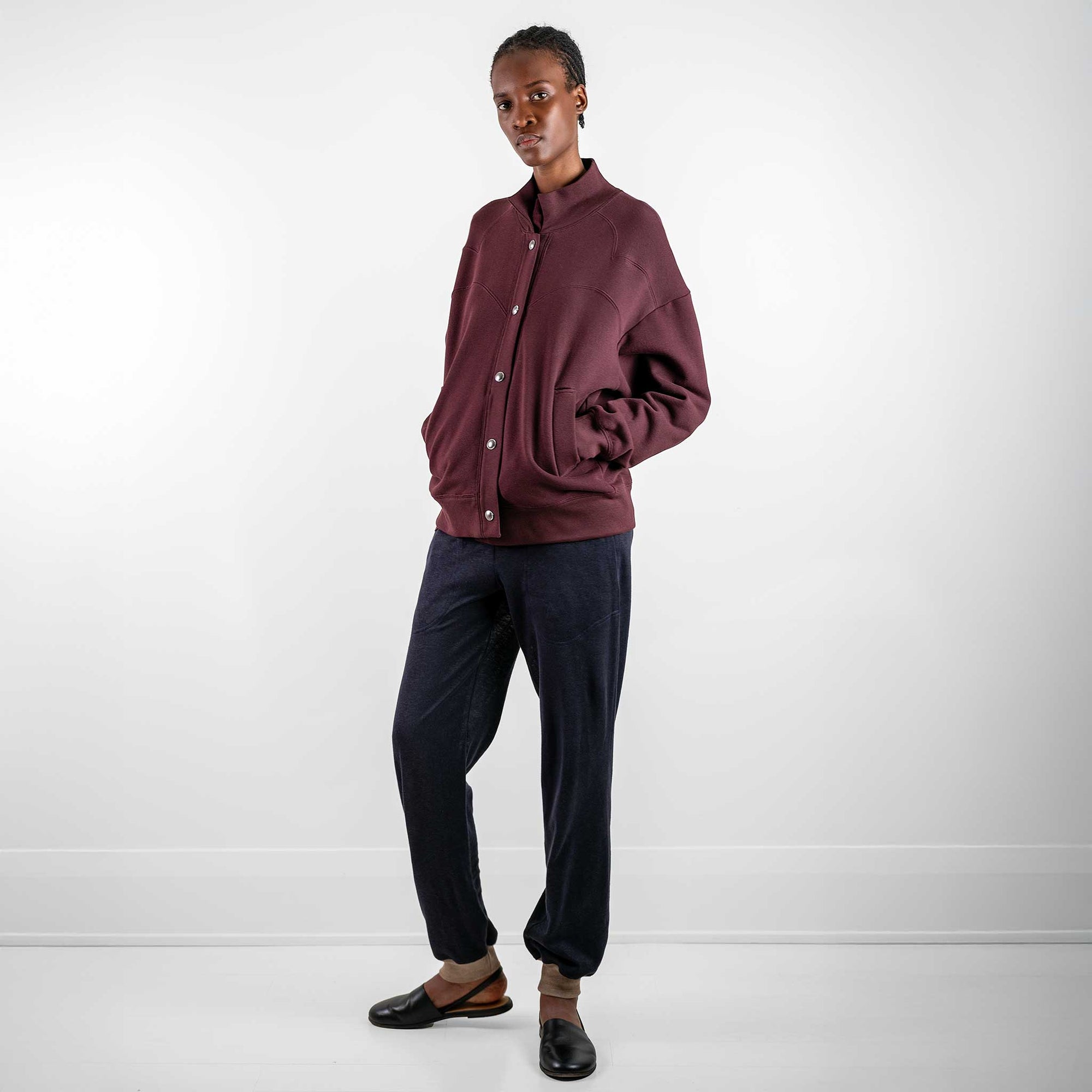 Western Sweatshirt Jacket