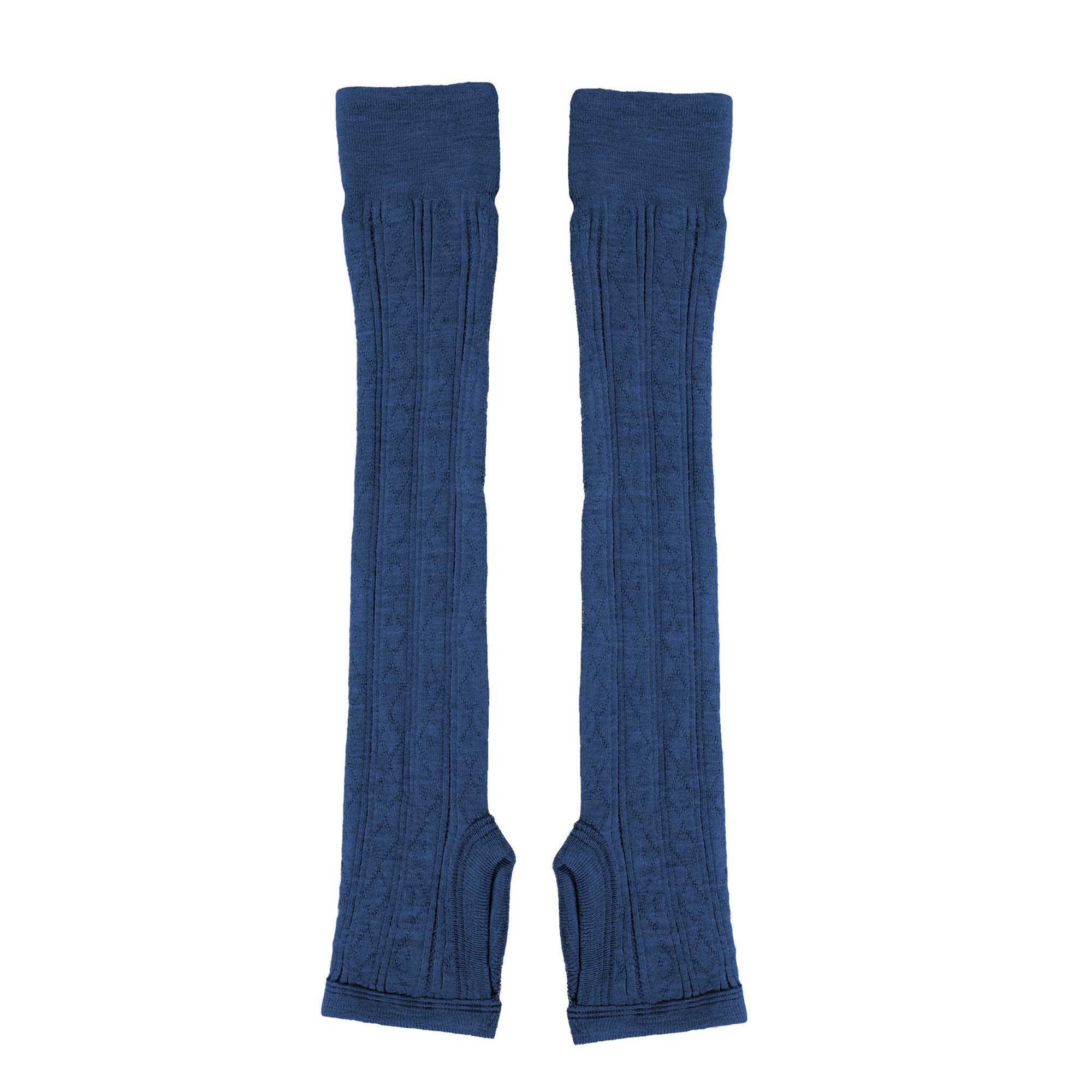 Lace Ribbed Arm Warmers