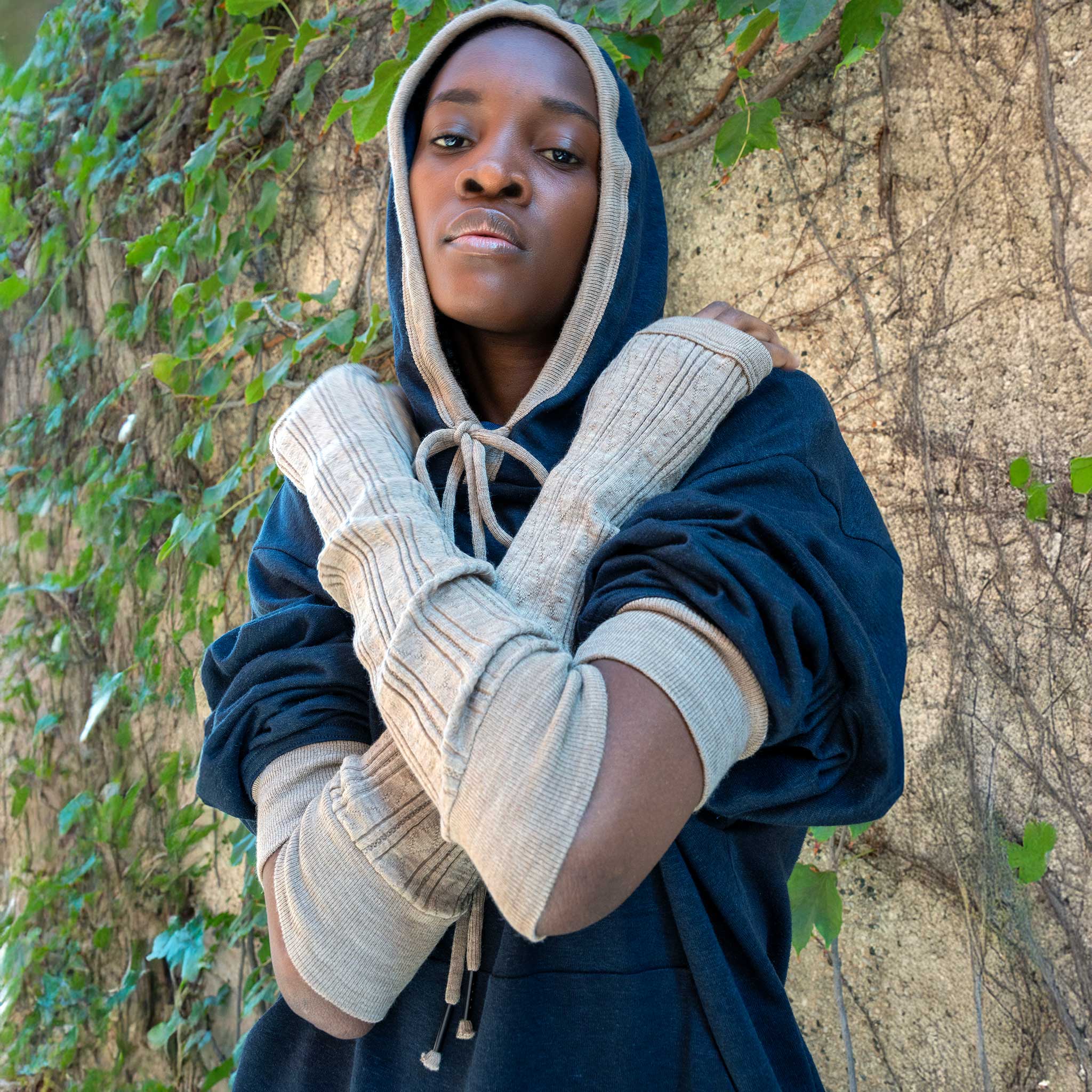 Ameri  ARM WARMERS LIKE RIB KNIT ニット Rib Arm Warmers – Guizio
