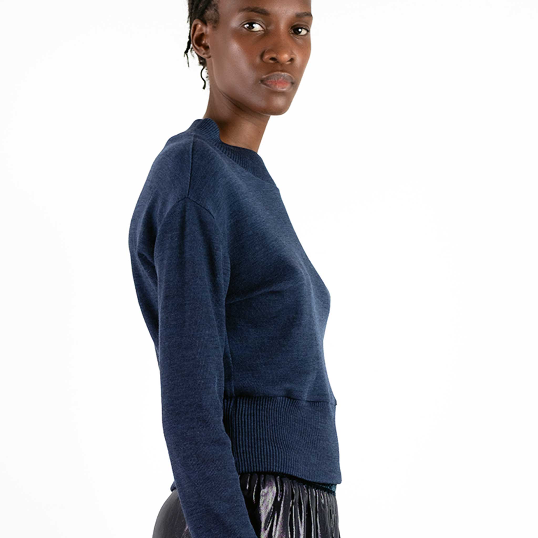 Merino Mock Neck Sweater – Karn Goode