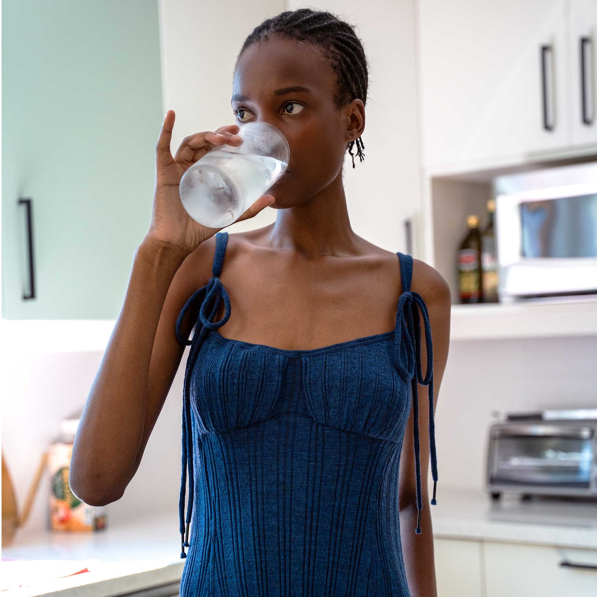 Spaghetti Strap Dress - Superfine Merino Wool