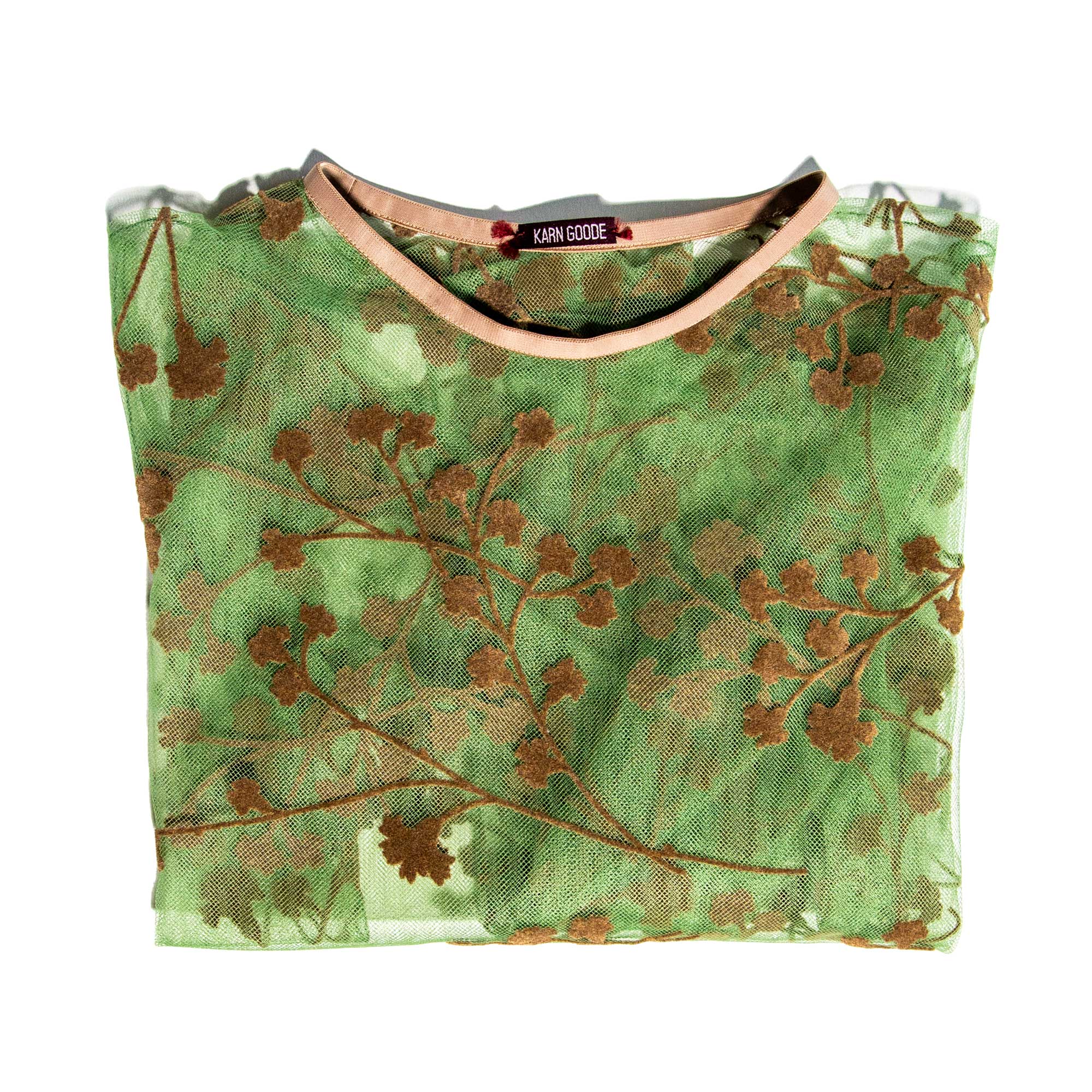 Floral Mesh Top