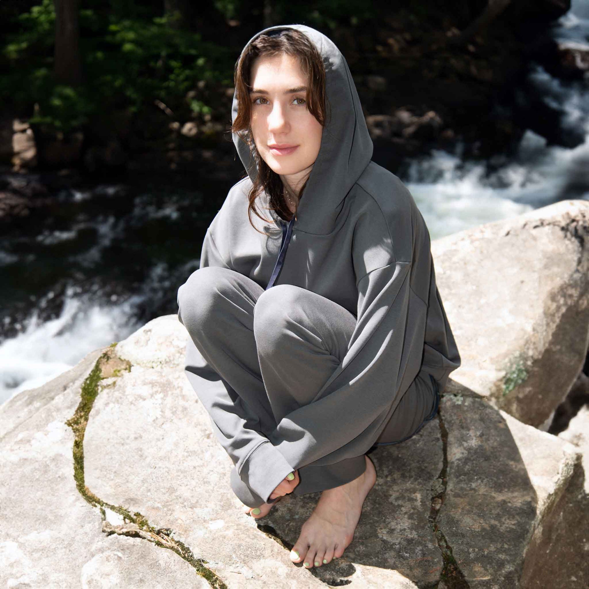 Karn Goode Hoodie Matt Jersey Hoodie Women